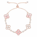 Bruce & Co Sakura Clover – Flower Slider Bracelet