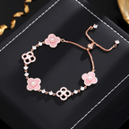 Bruce & Co Sakura Clover – Flower Slider Bracelet