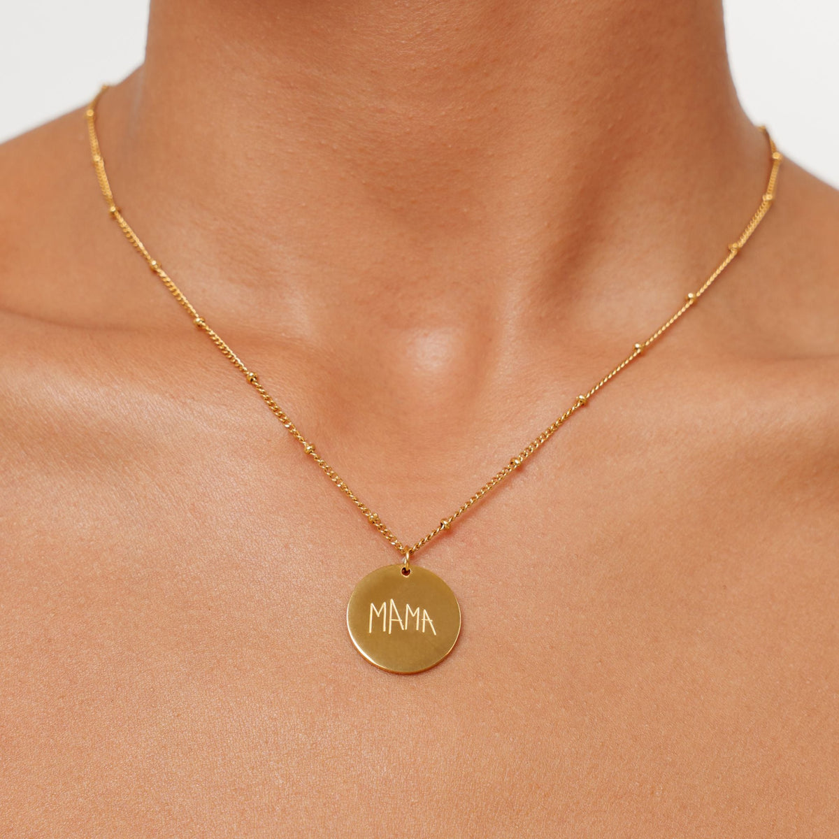 Bruce & Co Drawing Disc Necklace