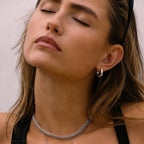 Bruce & Co Teardrop Hoop Earrings, 17.5 mm, Steel