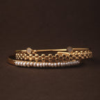 Bruce & Co Mirari – Pavé Disc End Cuff Bracelet
