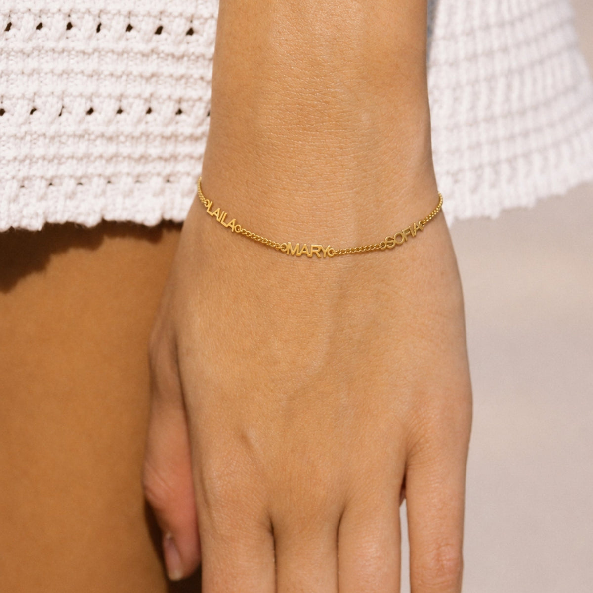Bruce & Co Bold Name Bracelet
