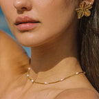 Bruce & Co Freshwater Pearl Station Choker, 37 cm