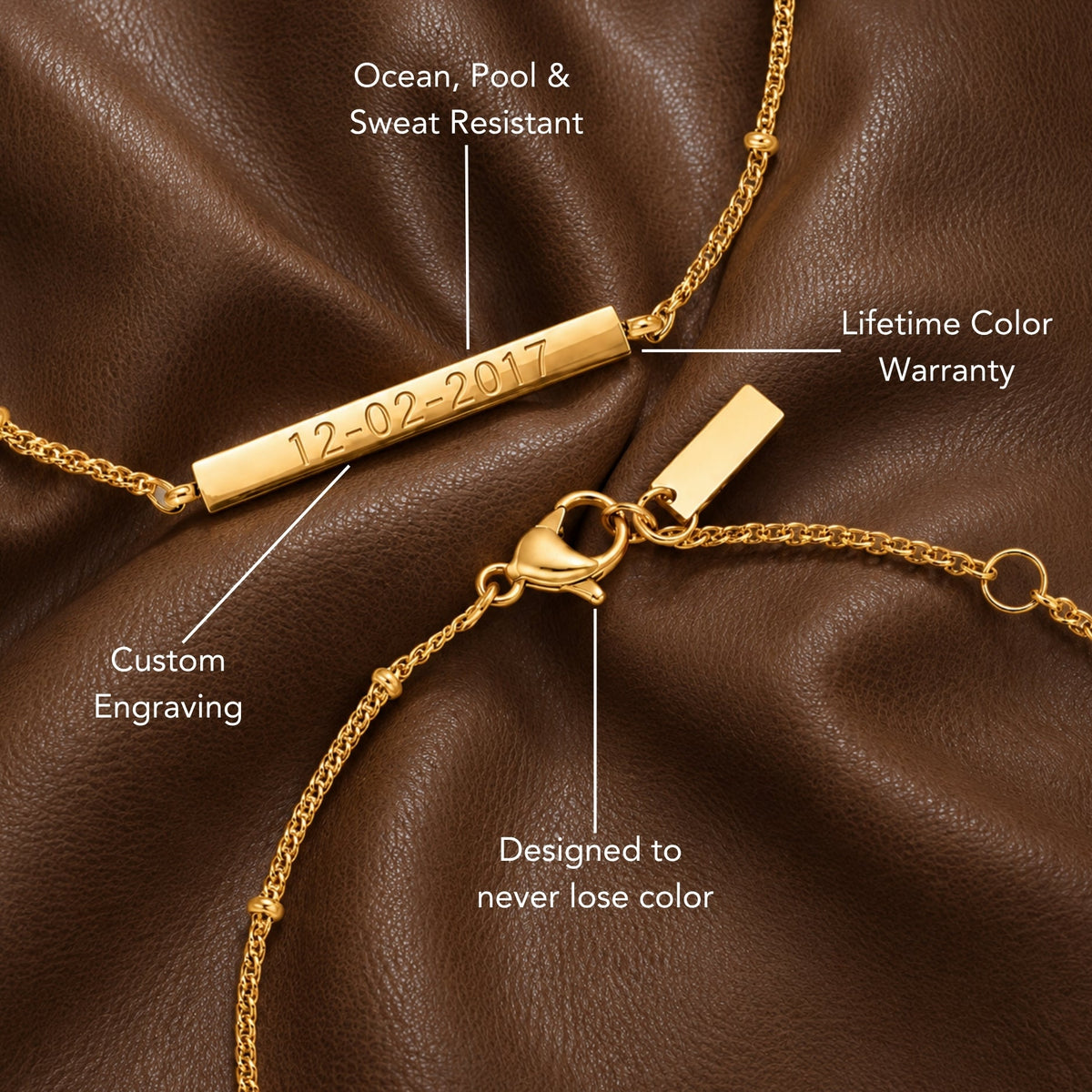 Bruce & Co Engravable Everyday Bracelet