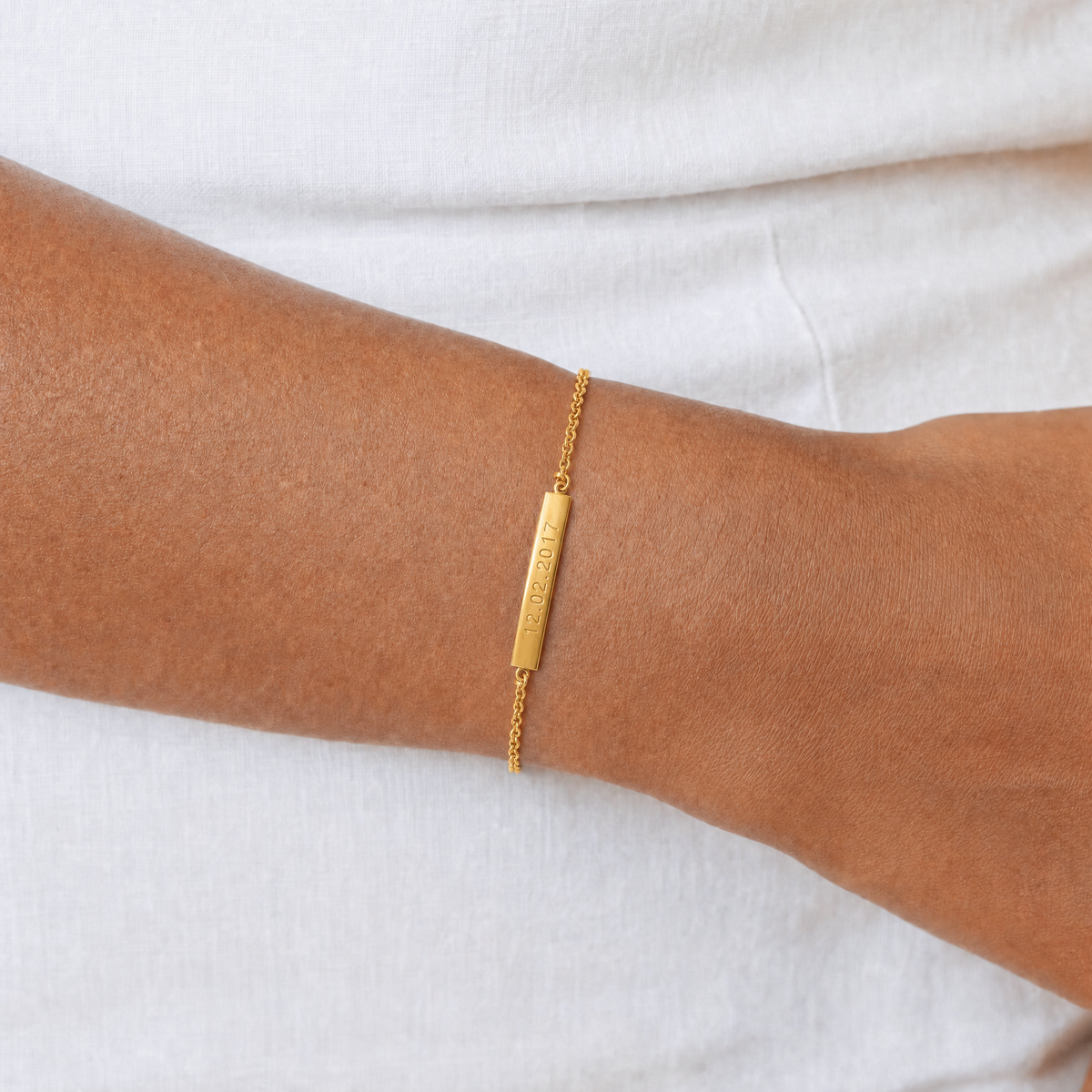 Bruce & Co Engravable Everyday Bracelet
