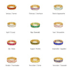 Bruce & Co Birthstone-Color Cubic Zirconia Eternity Ring, 6.6 mm