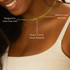 Bruce & Co Sifnos – Woven Chain Choker, 6 mm, Steel