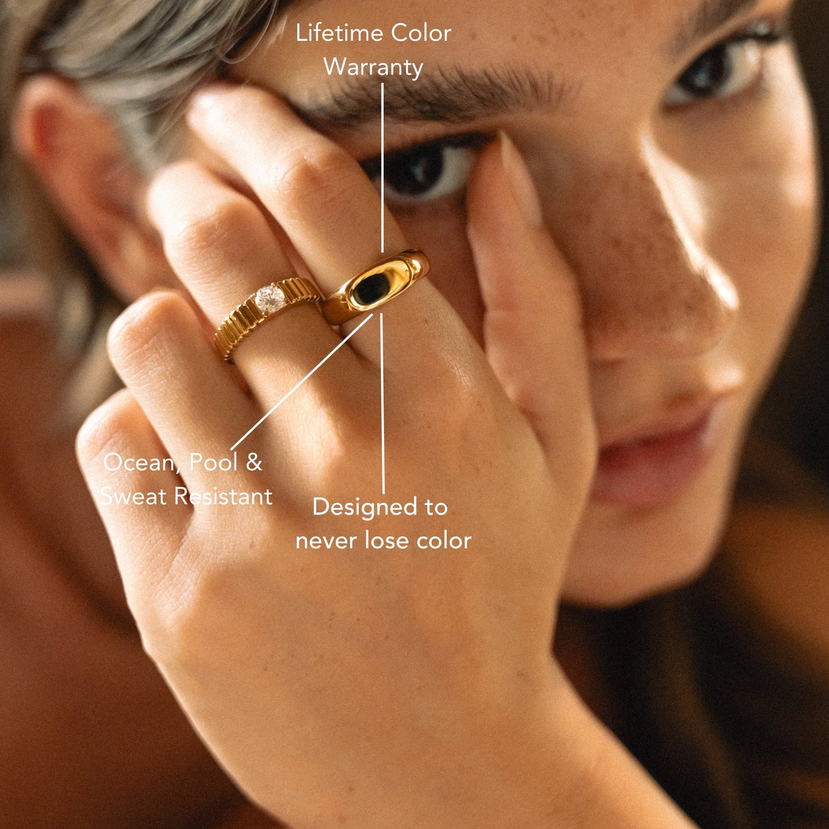 Bruce & Co Everyday – Plain Oval Signet Ring, Steel