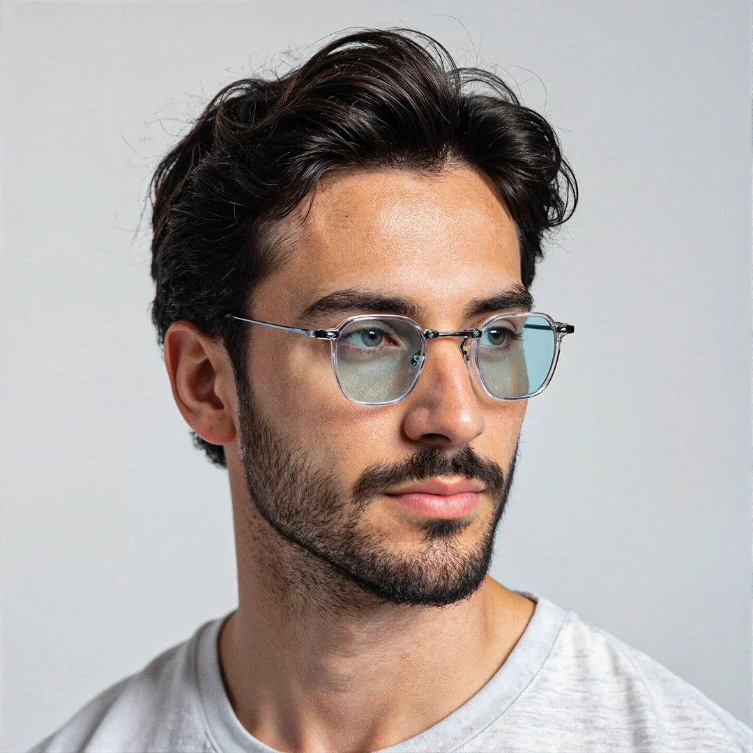 Polarized UV400 Square Metal Sunglasses – BERLIN