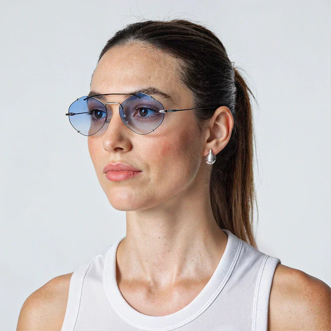 Polarized UV400 Rimless Sunglasses – TANGIER