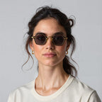Polarized UV400 Hexagonal Metal Sunglasses – SEOUL