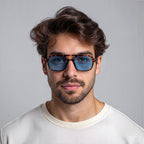 Polarized UV400 Square Navigator Sunglasses – MIAMI