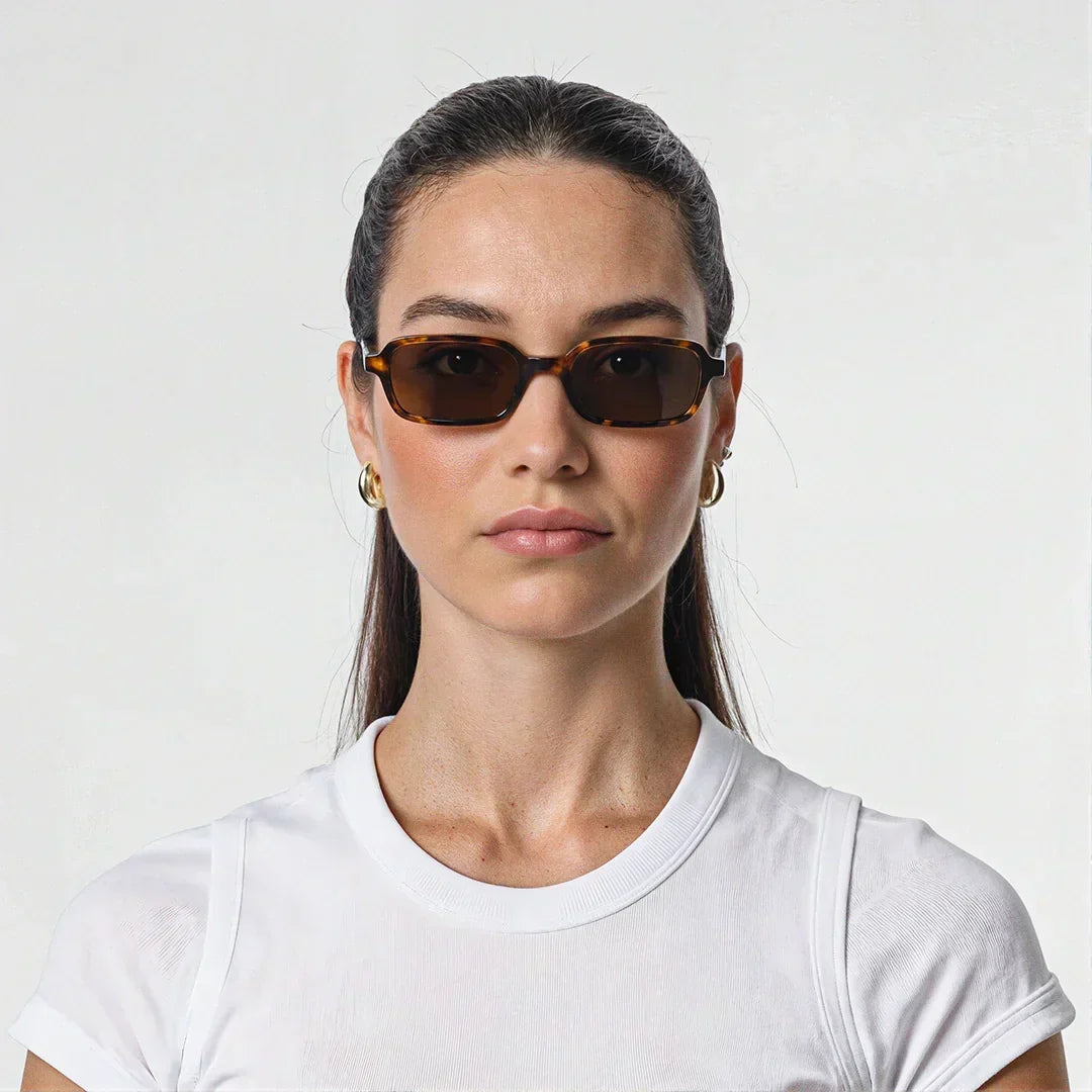 Polarized UV400 Narrow Rectangle Sunglasses – SEVILLE