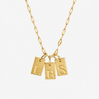 Bruce & Co Initial Tag Necklace