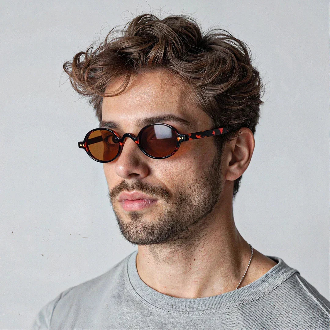 Polarized UV400 Oval Frame Sunglasses – NAPLES