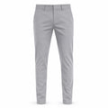 Fiormora men's slim-fit chino trousers – gray front studio