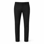 Fiormora men's slim-fit chino trousers – black front studio