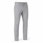 Fiormora men's slim-fit chino trousers – gray three-quarter studio