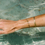 Bruce & Co Flora – Floral Engraved Open Cuff Bracelet, Steel
