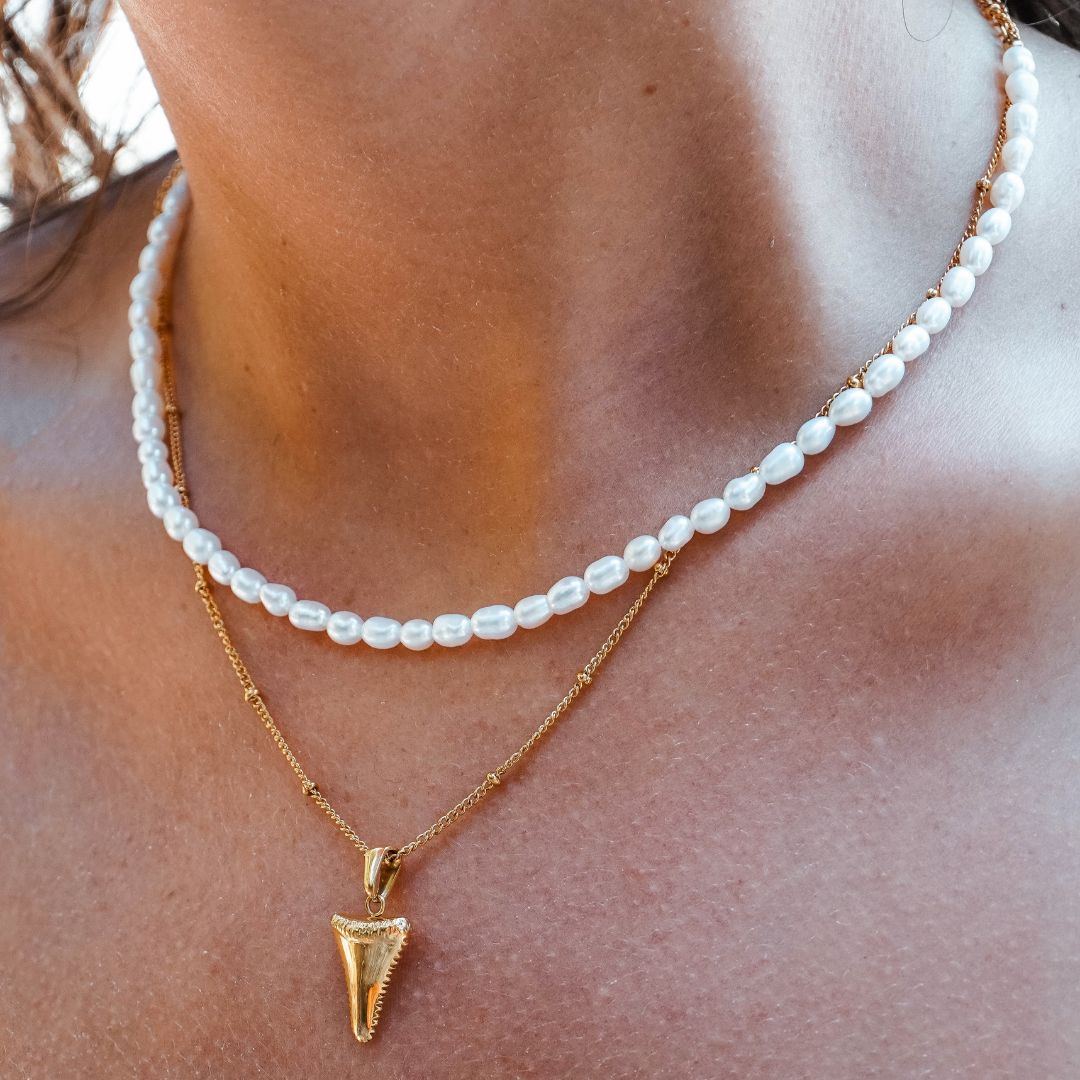 Bruce & Co Freshwater Pearl Choker, 6 mm, 36–42 cm