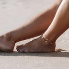 Bruce & Co Freshwater Pearl Station Anklet, 3 mm Pearls