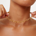 Bruce & Co Island Links – Paperclip Link Choker, 5.3 mm