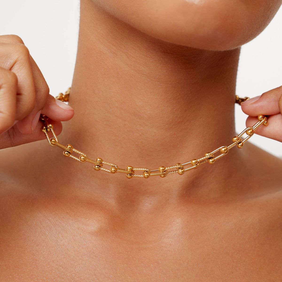 Bruce & Co Island Links – Paperclip Link Choker, 5.3 mm