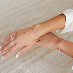 Bruce & Co Lovina – Freshwater Pearl Station Bracelet, 16 cm