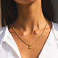 Bruce & Co Venetia – Oval Aventurine Rope Necklace