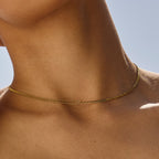 Bruce & Co Double Trouble – Split Chain Choker, 39 cm