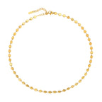 Bruce & Co Ilios – Round Disc Chain Choker, 39 cm