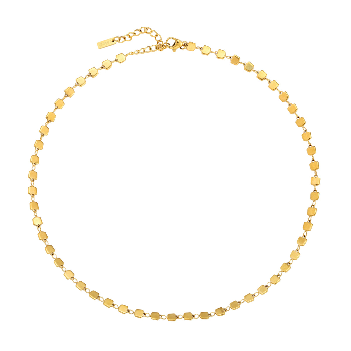 Bruce & Co Ilios – Round Disc Chain Choker, 39 cm