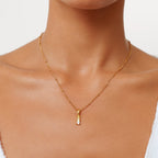 Bruce & Co Citrus – Zircon Drop Pendant Necklace, 11 mm