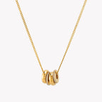 Bruce & Co Monte Carlo – Triple Ring Zircon Necklace
