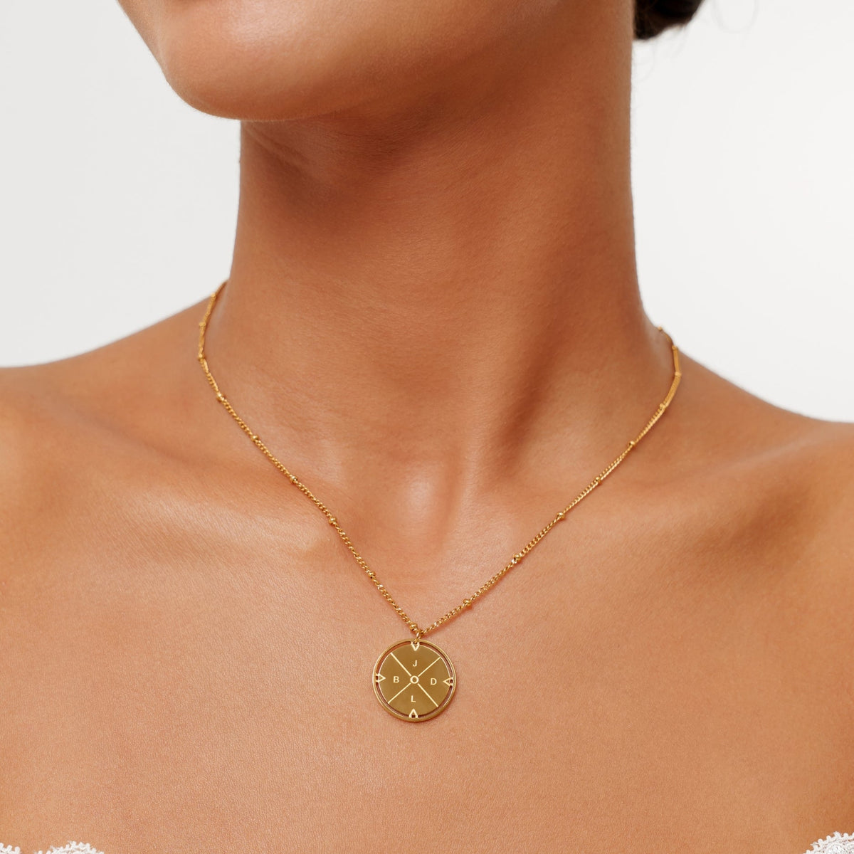 Bruce & Co Compass Necklace