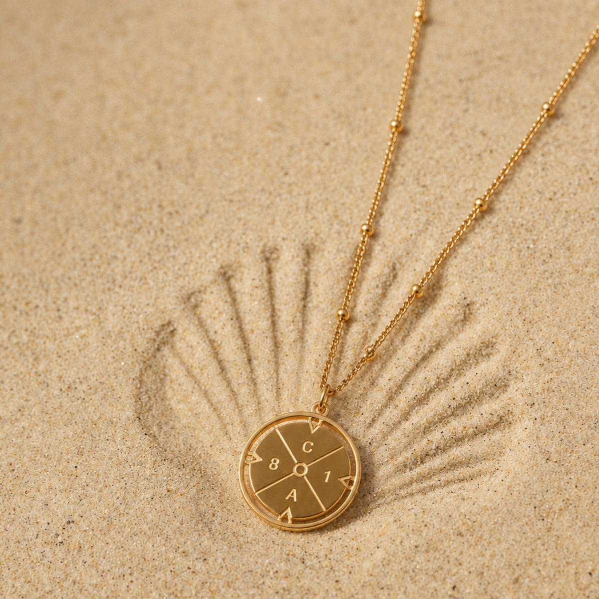 Bruce & Co Compass Necklace
