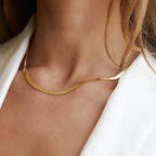 Bruce & Co Kauai – Herringbone Choker, 4 mm, 39–44 cm