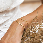 Bruce & Co Ios – Herringbone and Rope Layered Bracelet