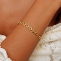 Bruce & Co Link Chain Bracelet, 5.6 mm, Stainless Steel
