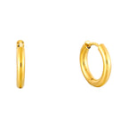 Bruce & Co Classic Plain Hoop Earrings, 14–21 mm
