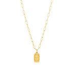 Bruce & Co Zircon North Star Pendant Necklace, Steel