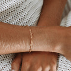 Bruce & Co Cozumel – Paperclip Chain Bracelet, 3 mm × 16 cm