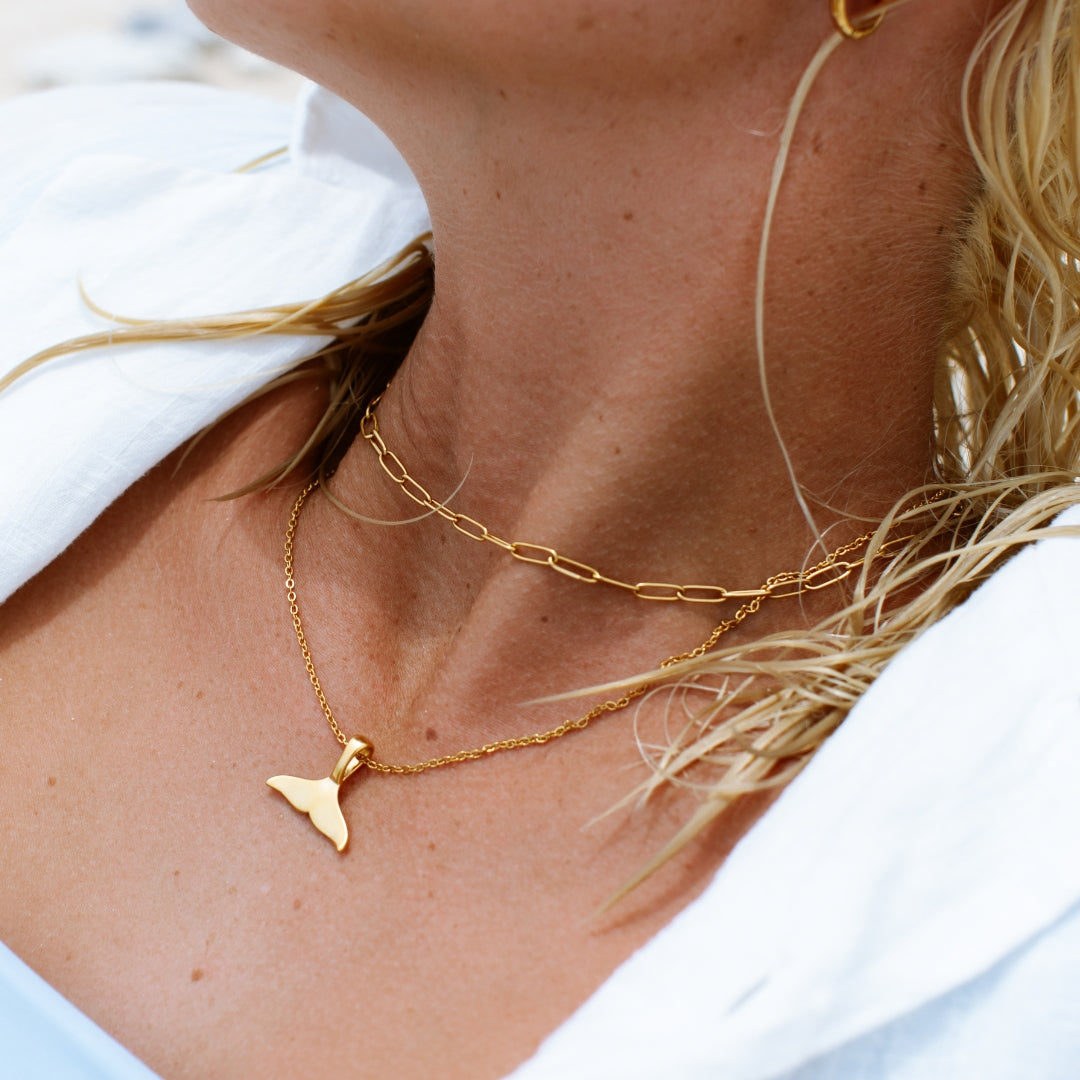 Bruce & Co Cozumel – Paperclip Chain Choker, 3 mm × 39 cm