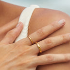 Bruce & Co Gemini – Two Sculpted Stacking Rings Set