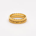 Bruce & Co Daily – Three Textured Stacking Rings Set