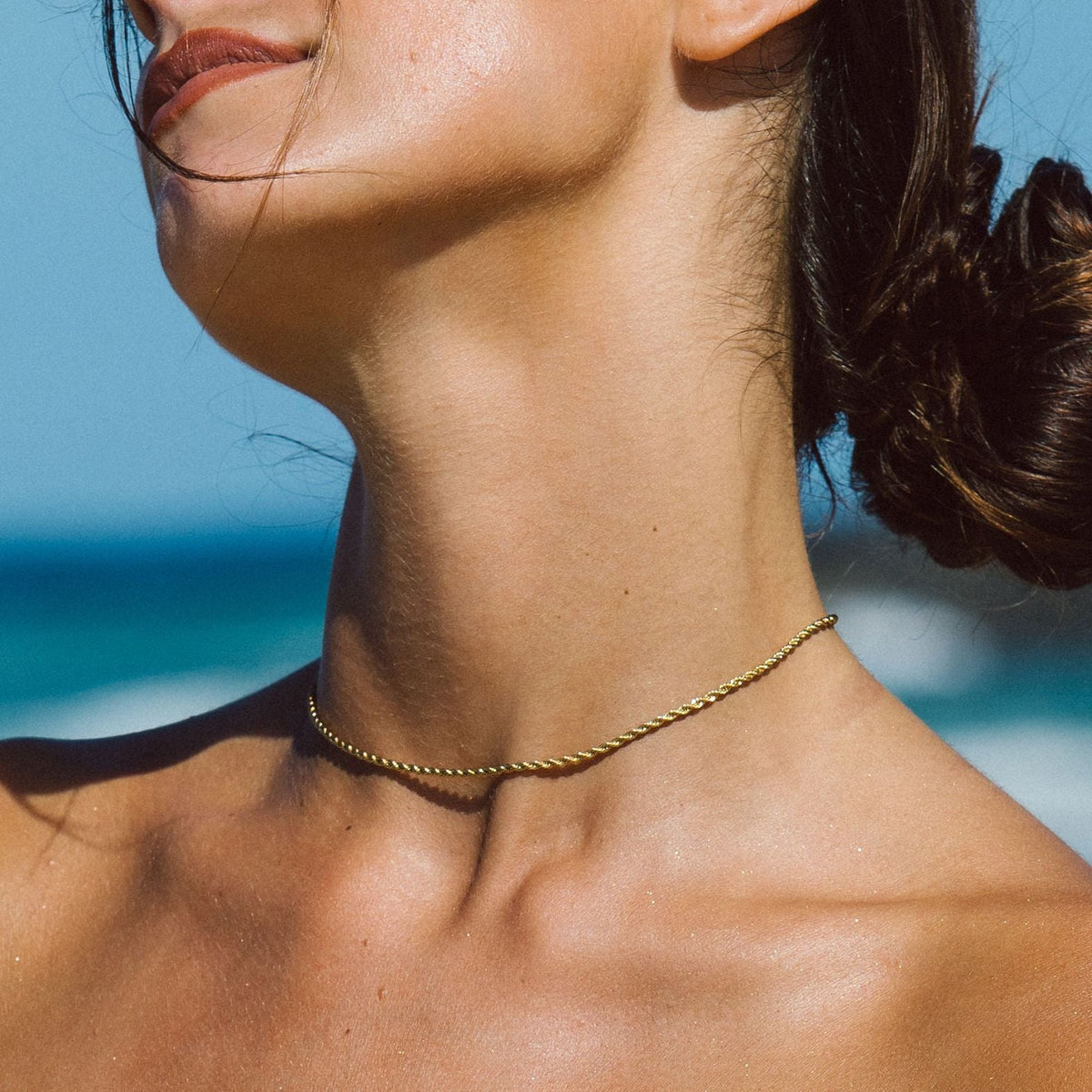 Bruce & Co Calvi – Rope Chain Necklace, 2 mm × 39 cm