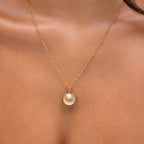 Bruce & Co Reversible Shell and Pearl Pendant Necklace