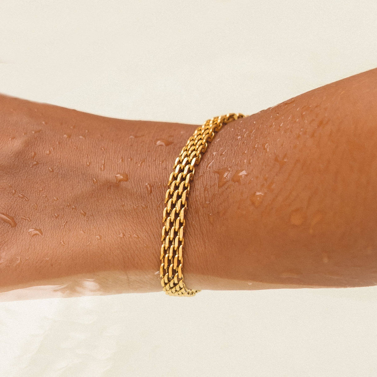 Bruce & Co Sifnos – Woven Chain Bracelet, 6 mm