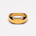 Bruce & Co Everyday – Plain Oval Signet Ring, Steel