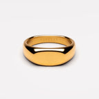 Bruce & Co Everyday – Plain Oval Signet Ring, Steel